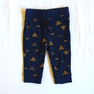 old navy thermal waffle knit joggers pants 6-12 months baby